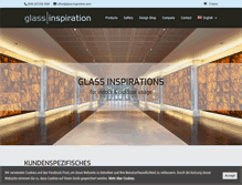 Tablet Screenshot of glass-inspiration.com
